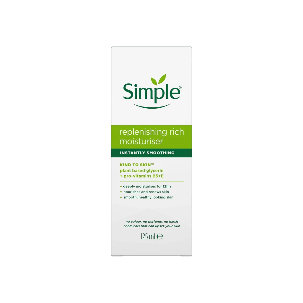 کرم مرطوب کننده و آبرسان قوی سیمپل Replenishing Rich