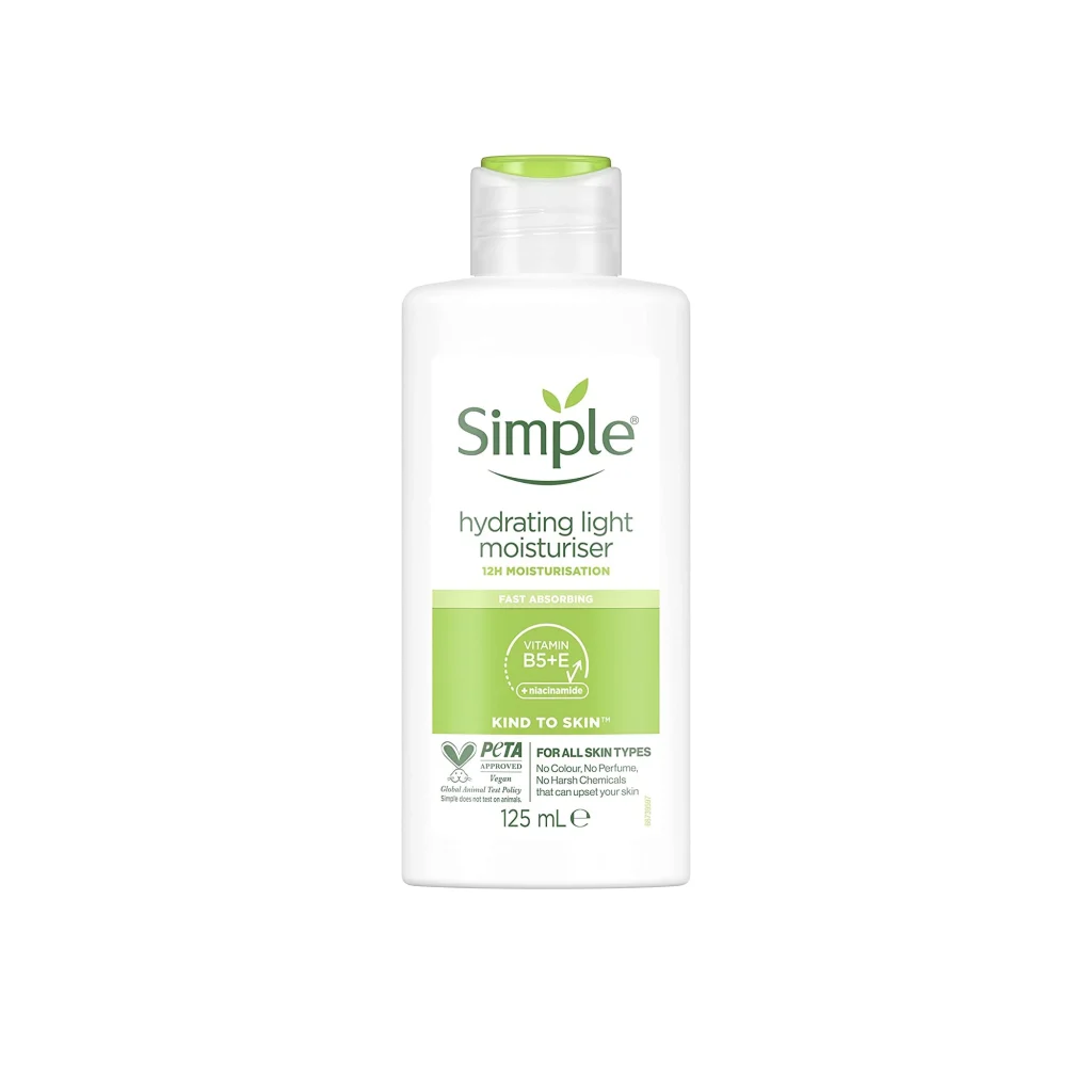 کرم مرطوب کننده و آبرسان سیمپل مدل Hydrating Light