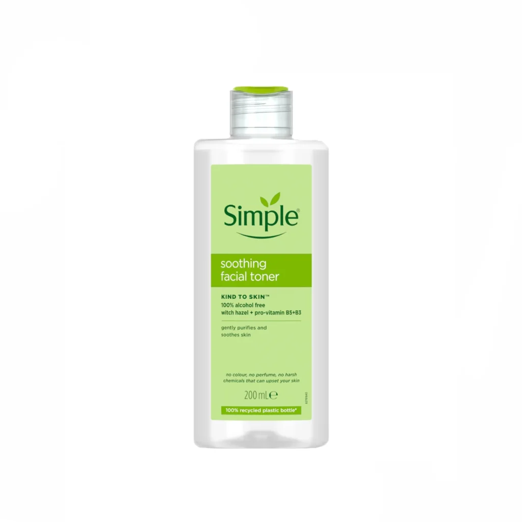 تونر تسکین‌ دهنده صورت سیمپل