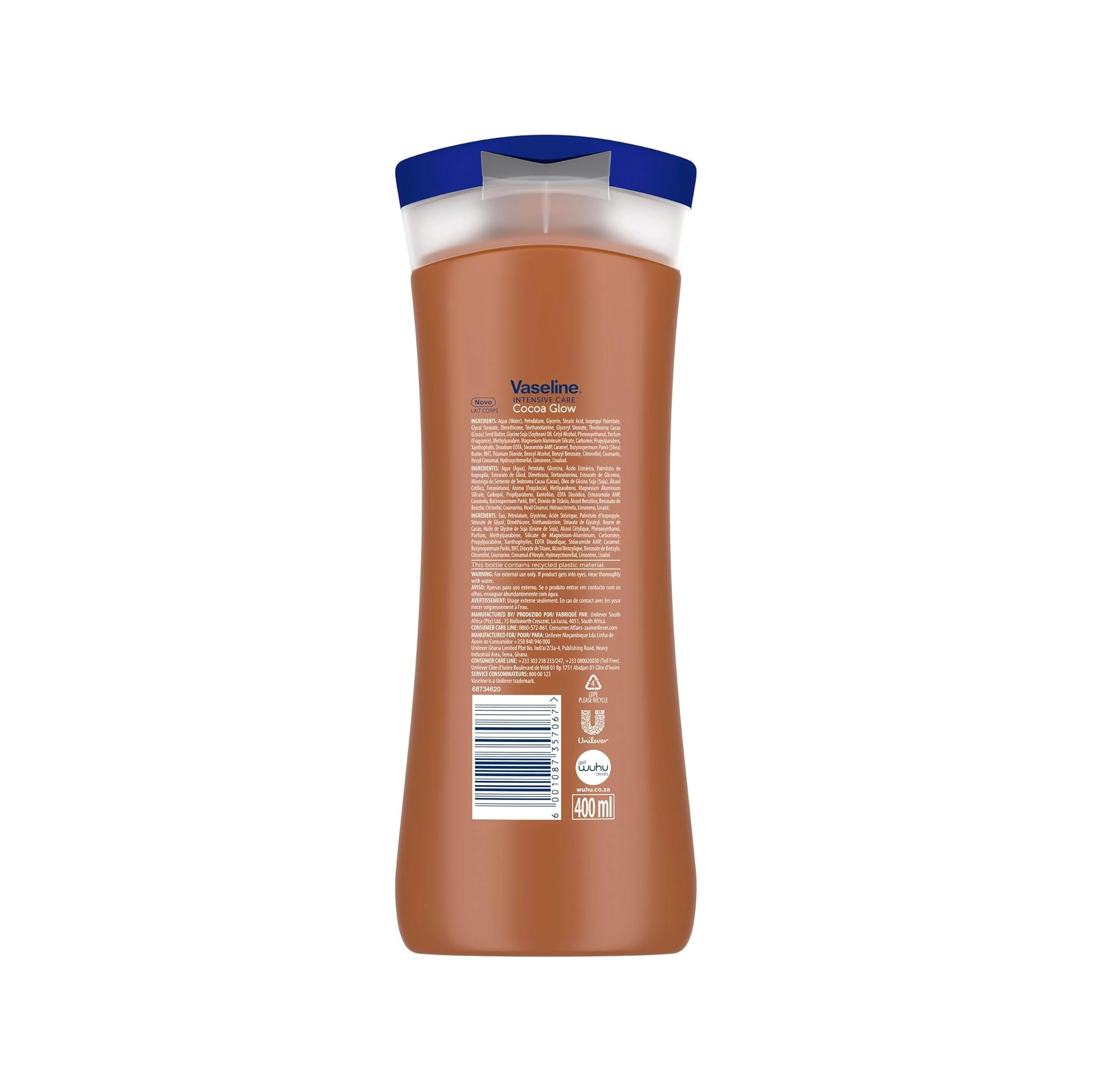 لوسیون بدن شکلاتی حجم ۴۰۰ میلی لیتر